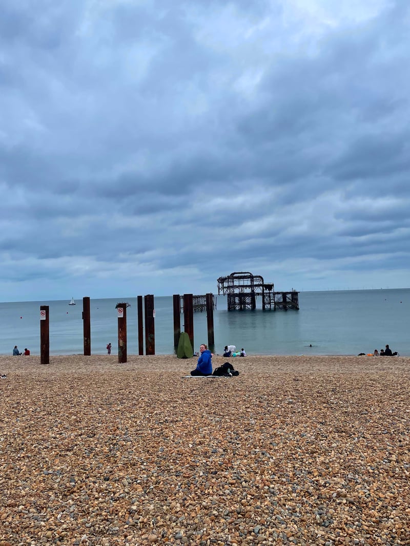 Eine Teilnehmerin am Brighton Pier