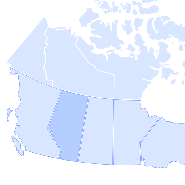 Alberta-map